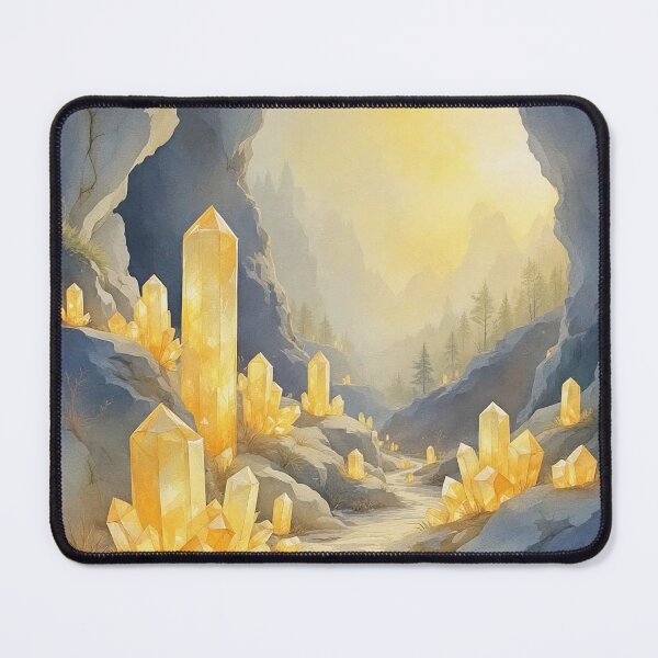 Item preview, Golden Citrine Quartz in the Mountains of Arkansas designed and sold by Marielle Valenzuela.
