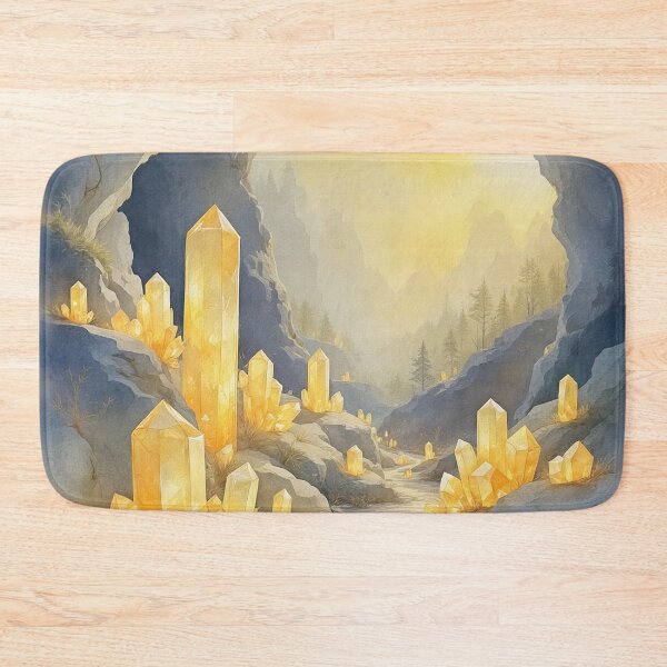 Item preview, Golden Citrine Quartz in the Mountains of Arkansas designed and sold by Marielle Valenzuela.