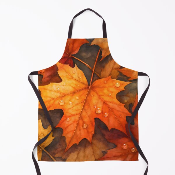 Item preview, Vibrant Autumn Maple Leaves Watercolor designed and sold by PandaTShirtShop.