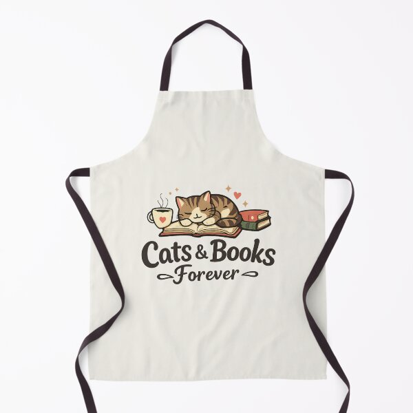 Item preview, Cats & Books Forever designed and sold by musthavewords.