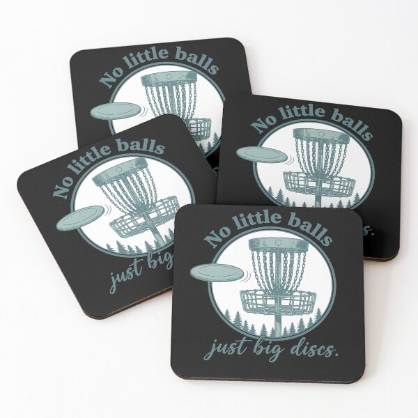 Item preview, No Little Balls Just Big Discs Funny Disc Golf designed and sold by LuminOrb.