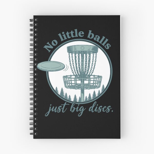 Item preview, No Little Balls Just Big Discs Funny Disc Golf designed and sold by LuminOrb.