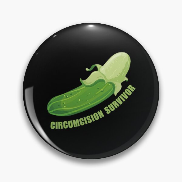 Item preview, Circumcision Survivor cucumber Pun – Dark Humor  designed and sold by SidTastic .