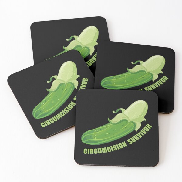 Item preview, Circumcision Survivor cucumber Pun – Dark Humor  designed and sold by SidTastic .