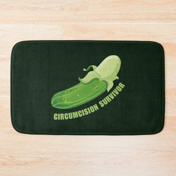 Item preview, Circumcision Survivor cucumber Pun – Dark Humor  designed and sold by SidTastic .