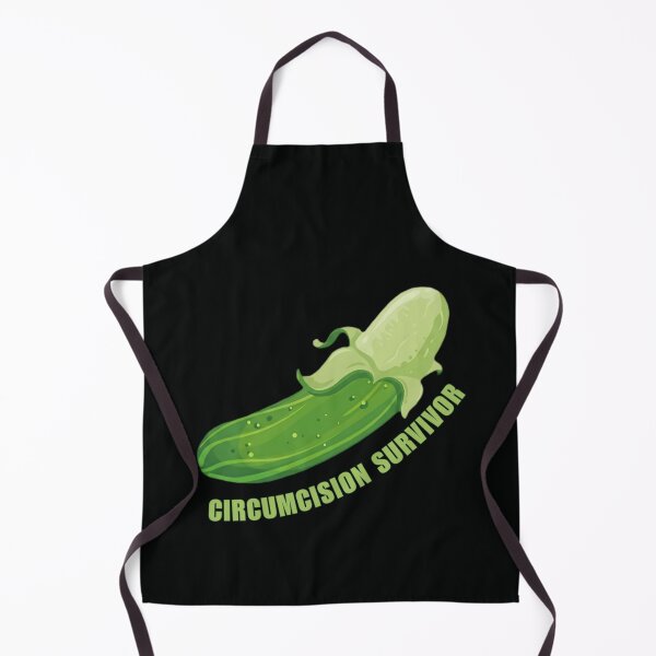 Item preview, Circumcision Survivor cucumber Pun – Dark Humor designed and sold by SidTastic .