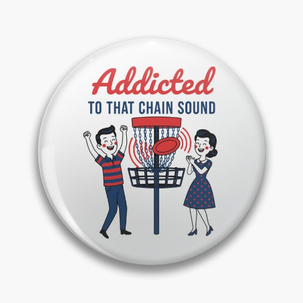 Item preview, Addicted To That Chain Sound Disc Golf Flying Disc designed and sold by LuminOrb.