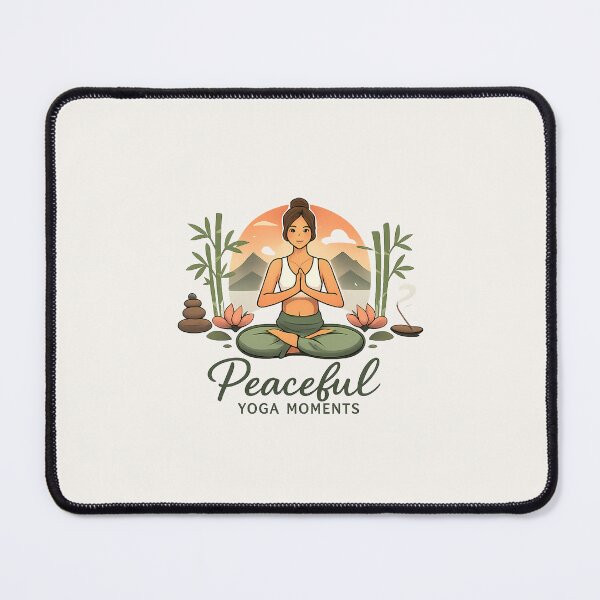 Item preview, Peaceful Yoga Moments designed and sold by musthavewords.