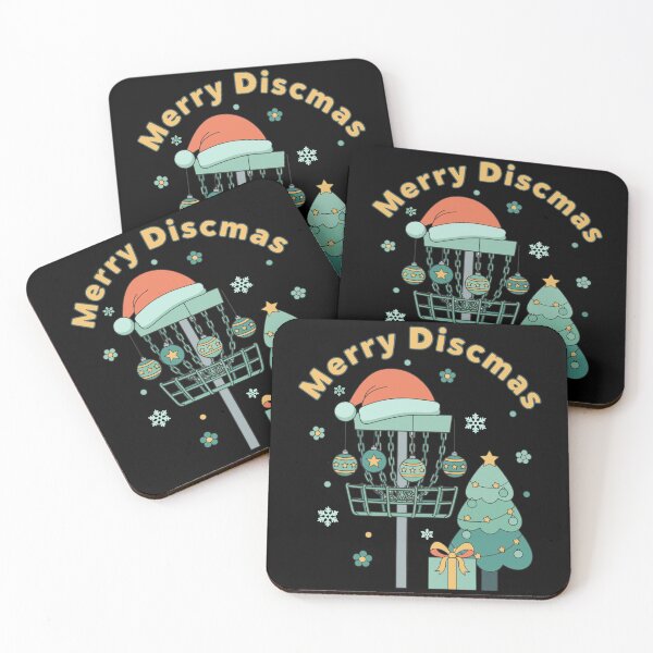 Item preview, Merry Discmas Funny Disc Golf Basket Christmas designed and sold by LuminOrb.