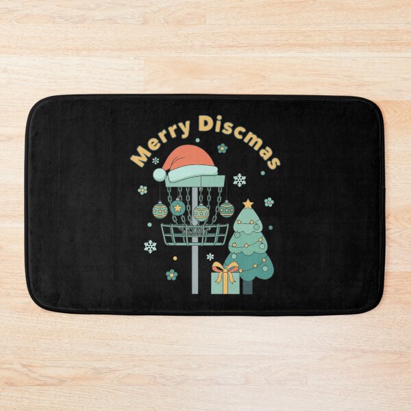 Item preview, Merry Discmas Funny Disc Golf Basket Christmas designed and sold by LuminOrb.