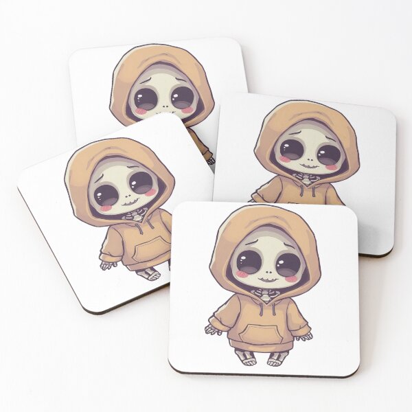Item preview, Cozy Shy Skeleton – Cute Kawaii Fantasy Character designed and sold by santi-ia.