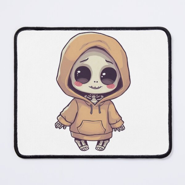 Item preview, Cozy Shy Skeleton – Cute Kawaii Fantasy Character designed and sold by santi-ia.
