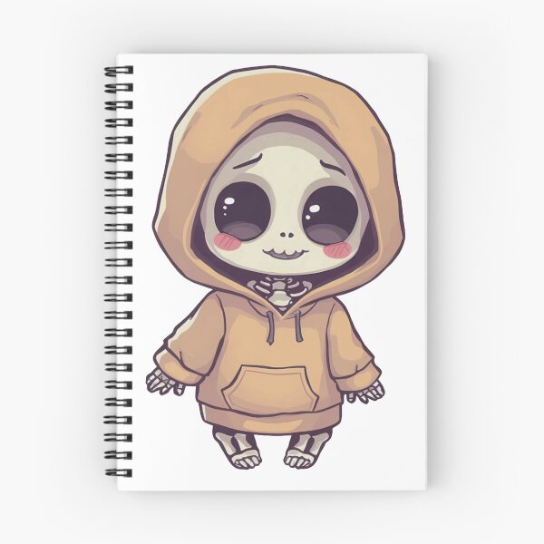 Item preview, Cozy Shy Skeleton – Cute Kawaii Fantasy Character designed and sold by santi-ia.