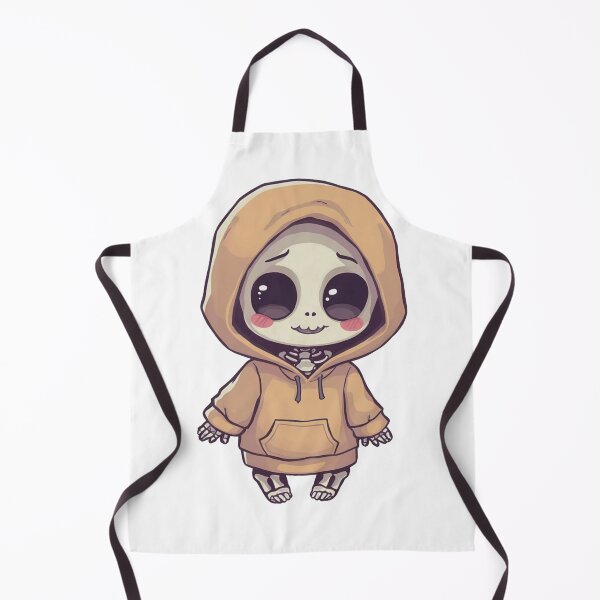 Item preview, Cozy Shy Skeleton – Cute Kawaii Fantasy Character designed and sold by santi-ia.