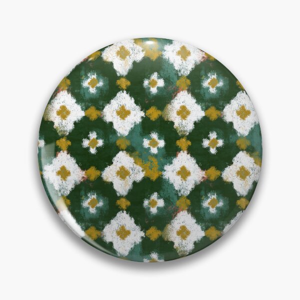 Item preview, Retro Daisy Pattern Forest Green designed and sold by bubblegoth.