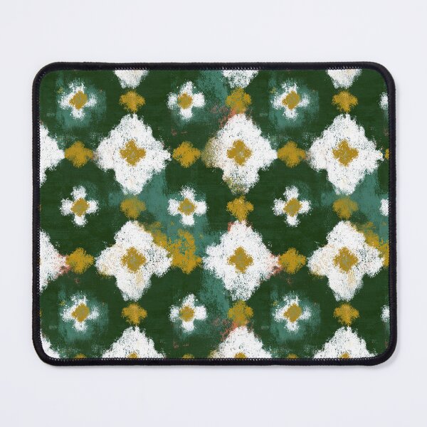 Item preview, Retro Daisy Pattern Forest Green designed and sold by bubblegoth.