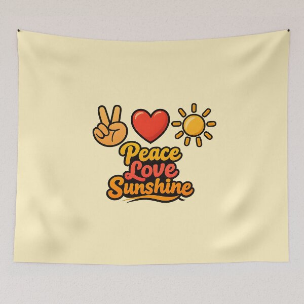Item preview, Peace Love Sunshine designed and sold by musthavewords.