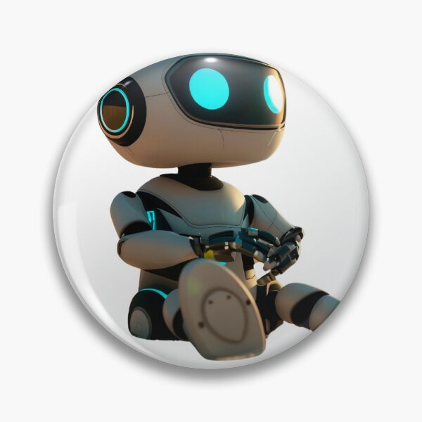 Item preview, Cute Robot – Futuristic Mascot Illustration designed and sold by wait4signal.