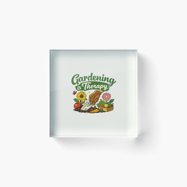 Item preview, Gardening is Therapy designed and sold by musthavewords.