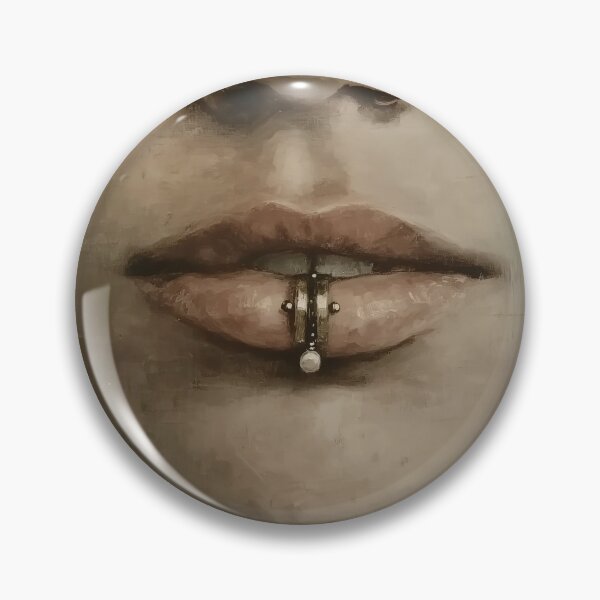 Item preview, Portrait with Nose and Lip Piercings designed and sold by lautir.