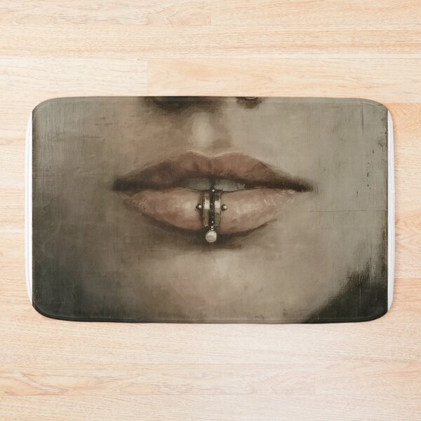 Item preview, Portrait with Nose and Lip Piercings designed and sold by lautir.