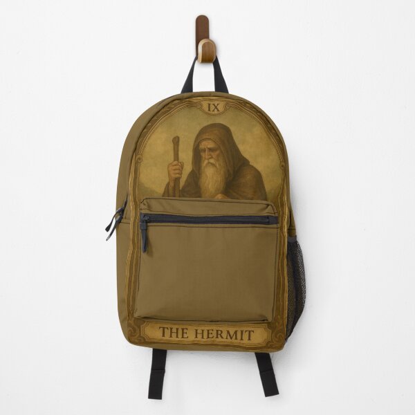 Item preview, The Hermit Tarot Card Vintage Art designed and sold by freackly.