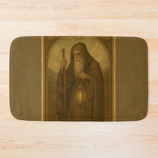Item preview,  The Hermit Tarot Card Vintage Art designed and sold by freackly.