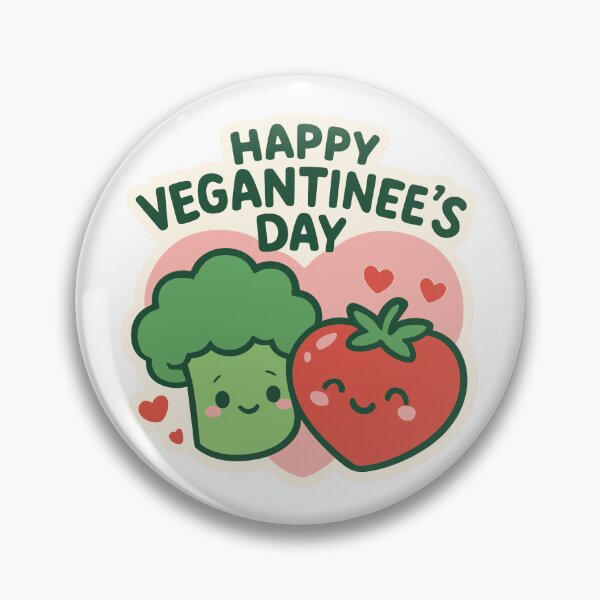 Item preview, Happy Vegantine’s Day Cute Vegan Valentine designed and sold by FatCatCD.