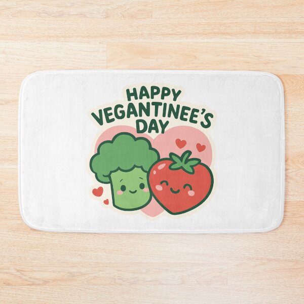 Item preview, Happy Vegantine’s Day Cute Vegan Valentine designed and sold by FatCatCD.