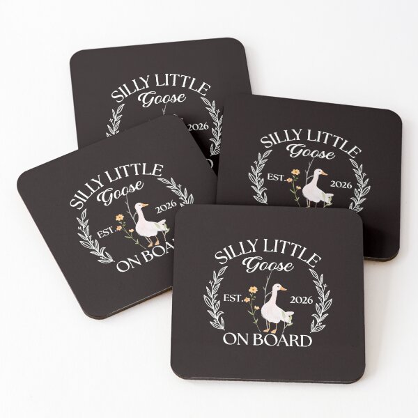 Item preview, Silly Little Goose On Board Whimsical Quote designed and sold by ImeldaSparks.