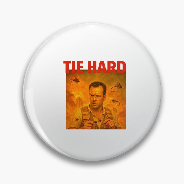 Item preview, Tie Hard Fly Fisherman Action Movie Parody designed and sold by ImeldaSparks.