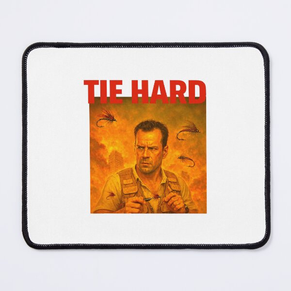Item preview, Tie Hard Fly Fisherman Action Movie Parody designed and sold by ImeldaSparks.