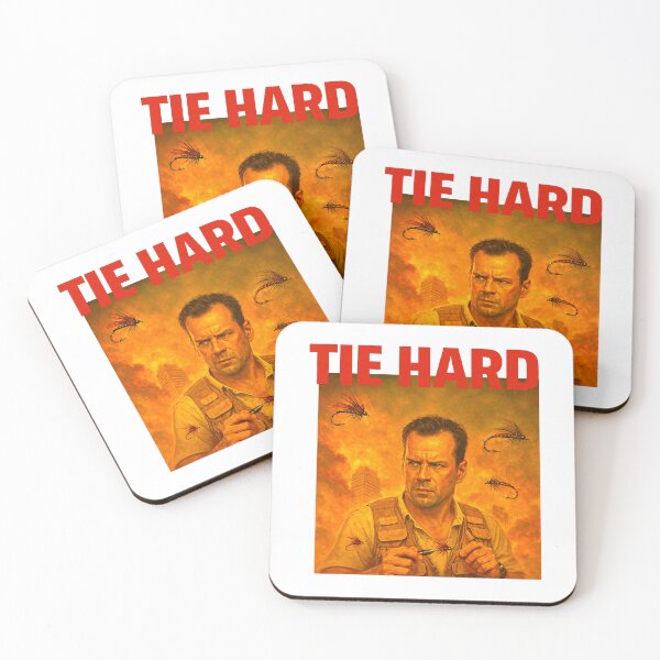 Item preview, Tie Hard Fly Fisherman Action Movie Parody designed and sold by ImeldaSparks.