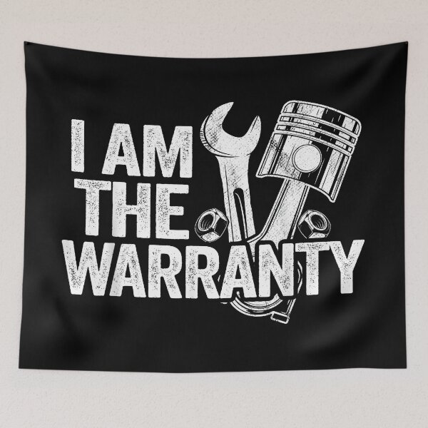 Item preview, I Am The Warranty Race Car Parts Repair Guy Funny Mechanic designed and sold by CameronTheBro.