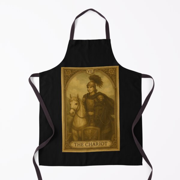 Item preview, The Chariot Tarot Card Vintage Art designed and sold by freackly.
