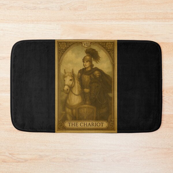Item preview,  The Chariot Tarot Card Vintage Art designed and sold by freackly.