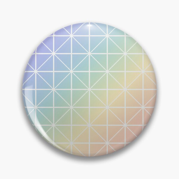 Artikelvorschau, Dreiecksgitter aus zartem Pastell-Regenbogen entworfen und verkauft von Bright Vibe Designs.