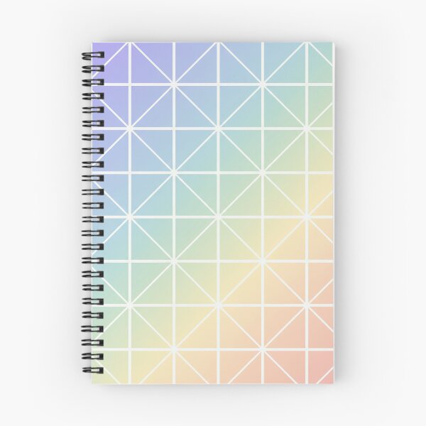 Item preview, Soft Pastel Rainbow Triangle Grid designed and sold by Bright Vibe Designs.
