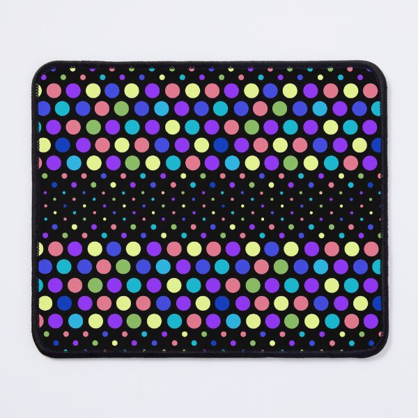 Item preview, Dotwave Colorful Polka Dot on Black designed and sold by POLKAIWERX.