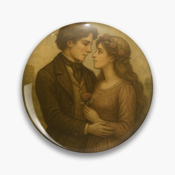 Item preview,  The Lovers Tarot Card Vintage Art designed and sold by freackly.