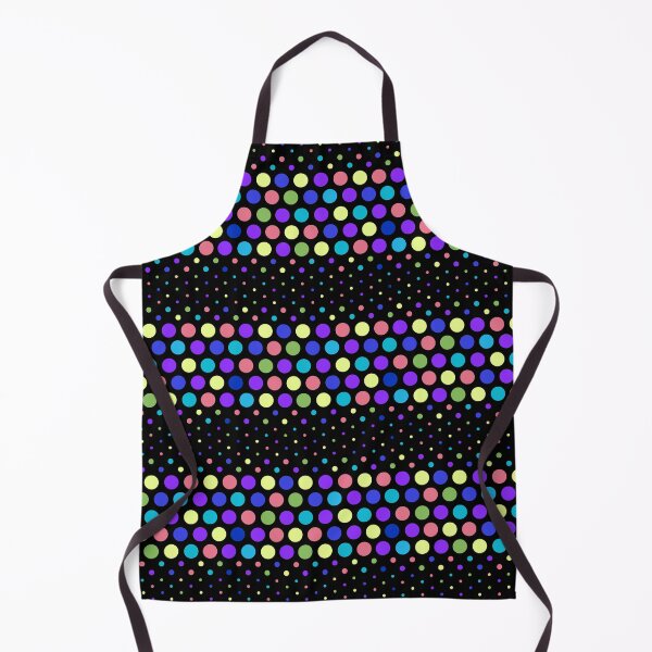 Item preview, Dotwave Colorful Polka Dot on Black designed and sold by POLKAIWERX.