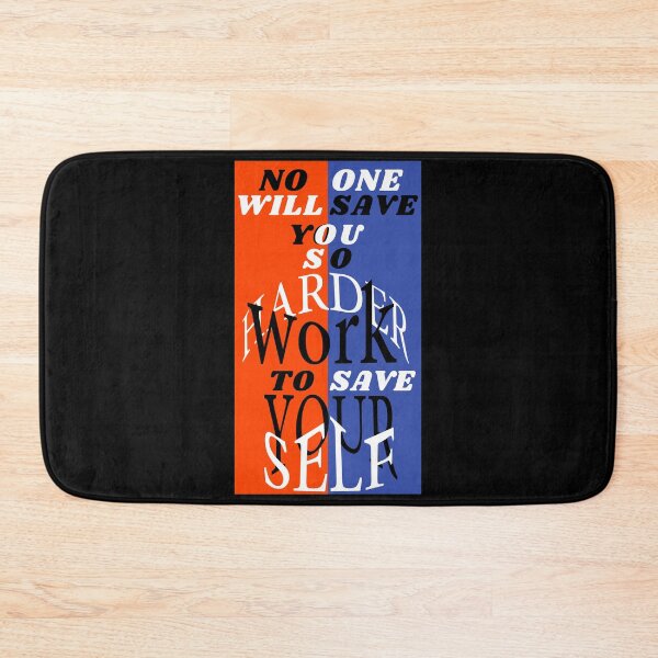 Item preview, No One Will Save You – Work Harder to Save Yourself | Hustle Motivation Typography designed and sold by ArtVibe-Ties.