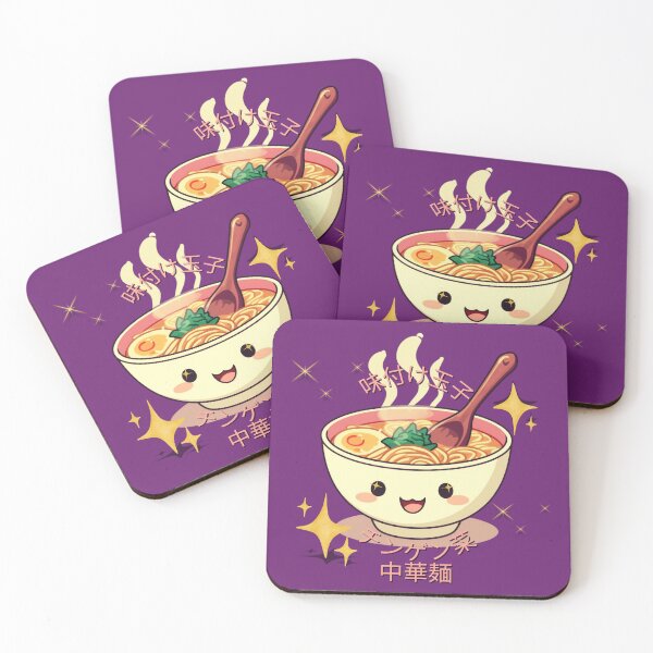 Item preview, Cute Starstruck Ramen Anime Bowl With Characters designed and sold by DizzyButterfly.