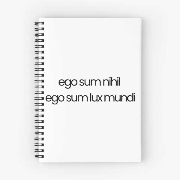 Item preview, ego sum nihil, ego sum lux mundi designed and sold by mecreohada.