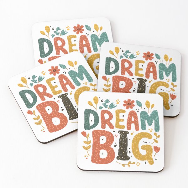 Item preview, Dream Big Beautiful Flowery Design designed and sold by NostalgiaPrinted.
