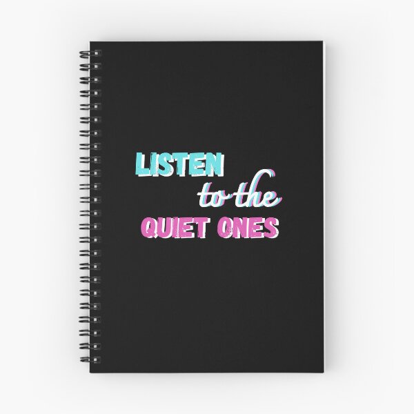 Item preview, Listen to the quiet ones dark colors designed and sold by Cages or Wings.