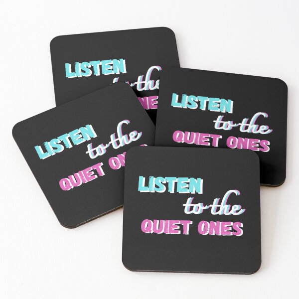 Item preview, Listen to the quiet ones dark colors designed and sold by Cages or Wings.