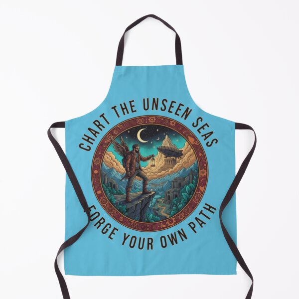 Item preview, Chart the Unseen Seas – Fantasy Explorer Emblem designed and sold by Dogandesighn.