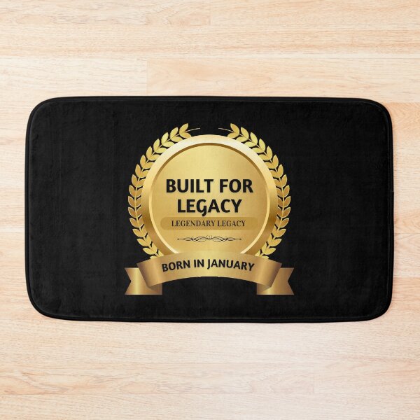 Item preview,  Born in January – Legendary Legacy Emblem designed and sold by rebuZZ-Apparels-The Minimalistic Buzz.