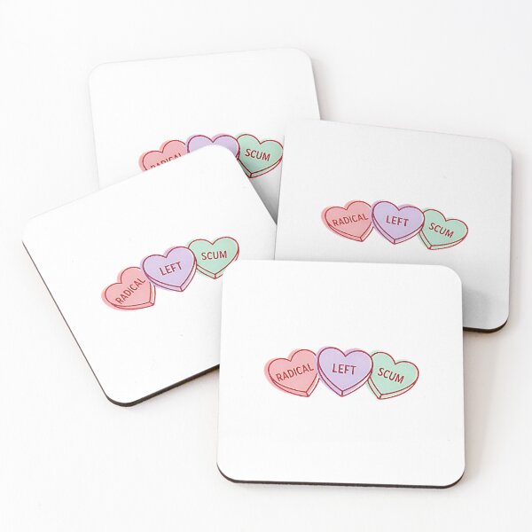 Item preview, Radical Left Scum Candy Heart  designed and sold by Han1986.